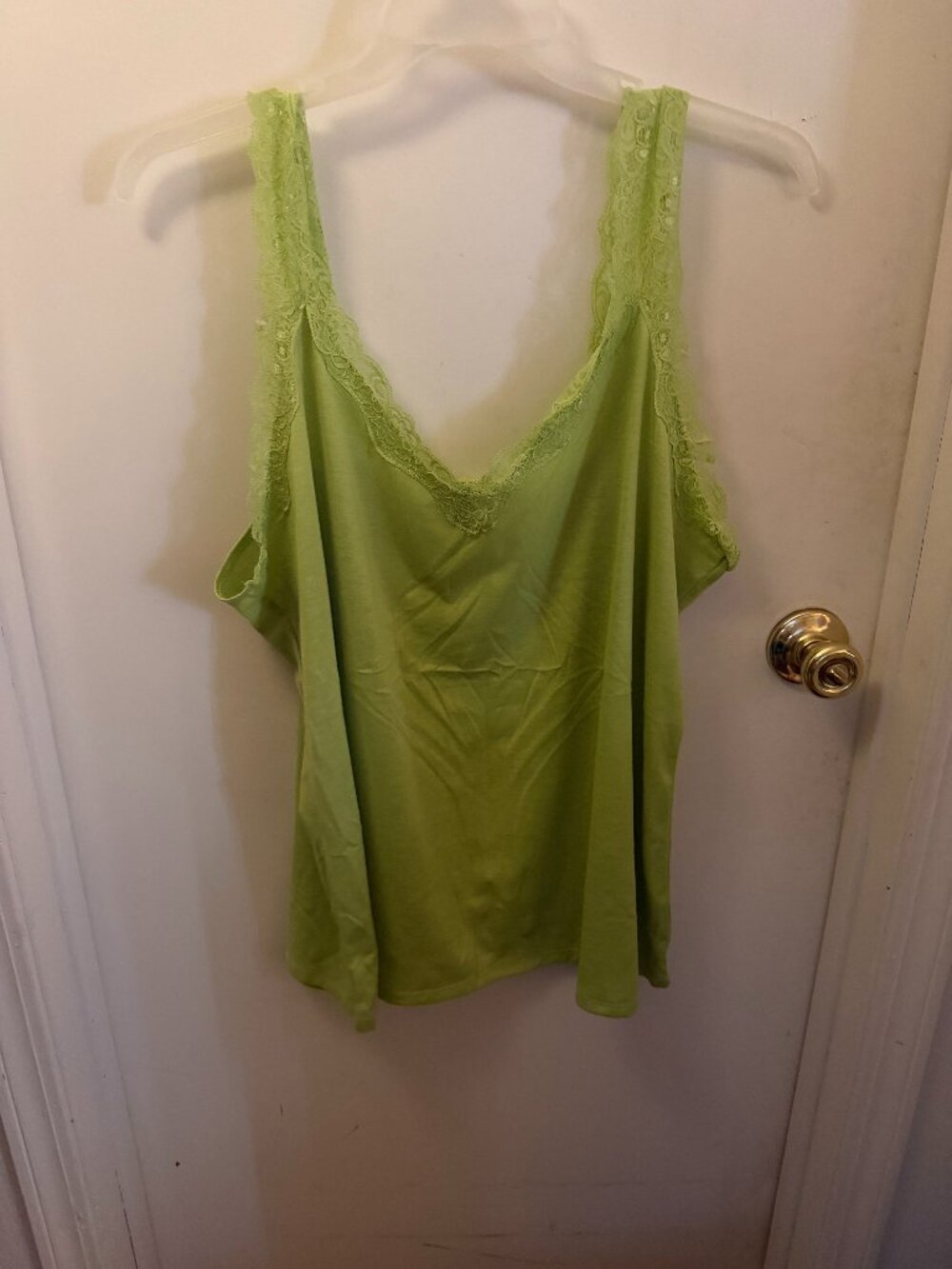 Faded Glory Lime Green Camisole W 3X